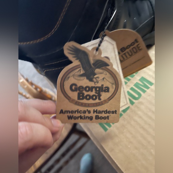 Men’s 9.5 W Steel Toed Georgia Boot Amplitude - Picture 6 of 8